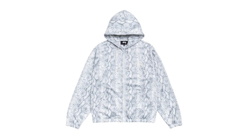 Stussy Athletic Mesh Zip Hoodie Snake