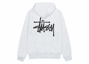 Stussy Basic Stussy Zip Hoodie Ash Heather