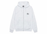 Stussy Basic Stussy Zip Hoodie Ash Heather