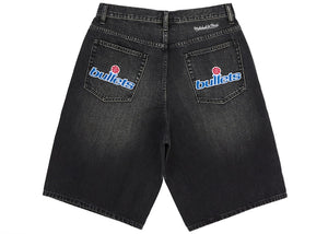 Supreme Mitchell & Ness Washington Bullets Baggy Denim Short Black