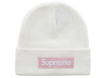Supreme New Era Box Logo Beanie (FW25) White