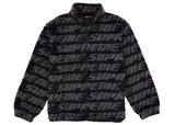 Supreme Repeat Jacquard Fleece Jacket Black