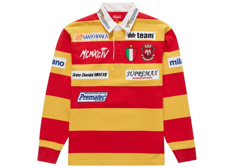 Supreme Stripe Rugby Red