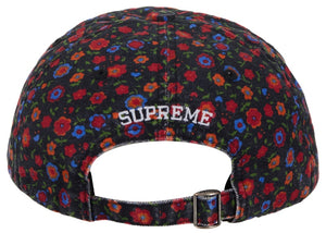 Supreme Washed Canvas S Logo 6-Panel Hat (FW26) Floral Multicolor