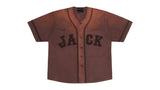 Travis Scott Cactus Jack x Fragment x Nike Tokyo Jack Retro Baseball Jersey Brown