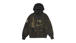 Travis Scott Cactus Jack x Takashi Murakami Hollow Hoodie Brown