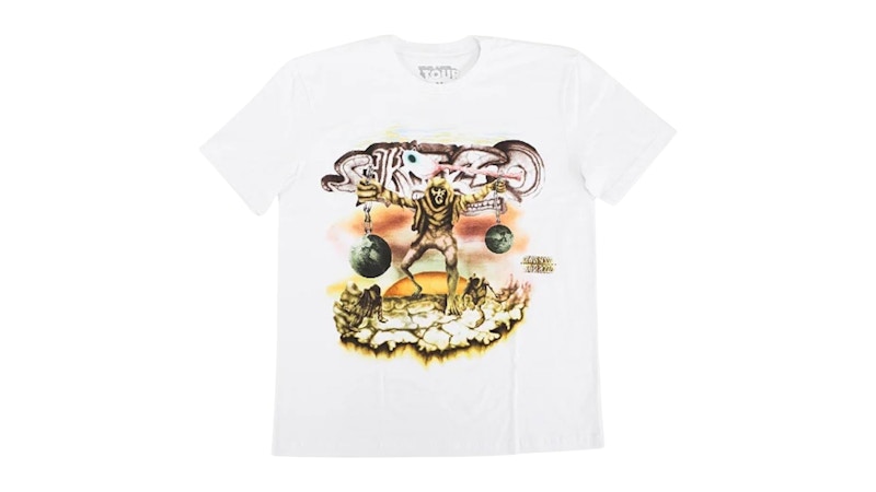 Travis Scott Utopia Tour Skitzo Circus Maximus South America Tee White