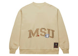 Travis Scott x Mitchell & Ness Mississippi State Bulldogs Pullover Sweatshirt Tan