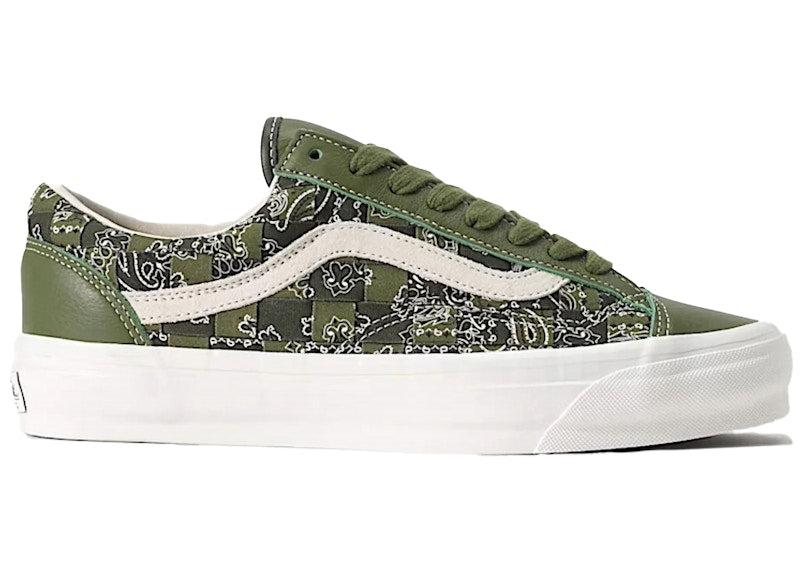 Vans Premium Old Skool 36 Bandana Green Balsam