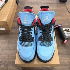 Jordan 4 Retro Travis Scott Cactus Jack Size 9 (Pre-Owned) - Image 2