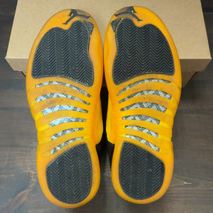 Jordan 12 Retro Black University Gold Size 9.5 (Pre-Owned) - Image 6