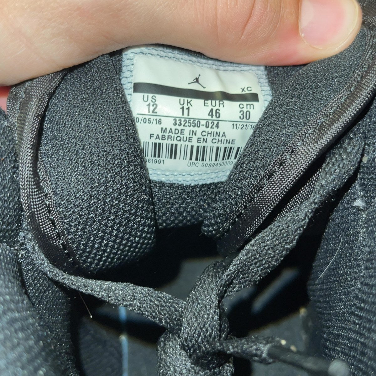 Jordan 1 Mid Barons Size 15 (Pre-Owned) - Image 7