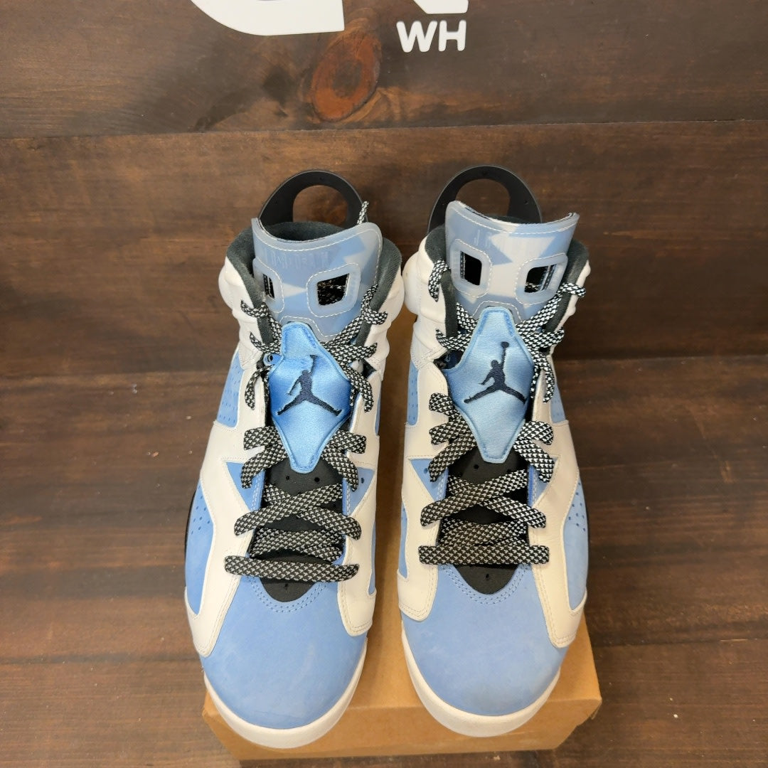 Jordan 6 Retro UNC White Size 13 (Pre-Owned) - Image 3