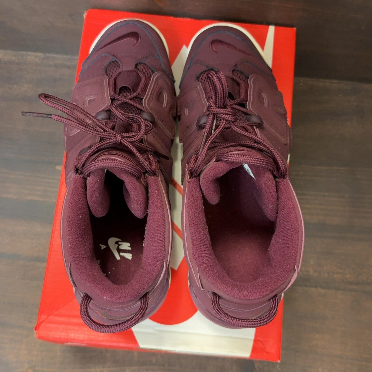 Nike Air More Uptempo Night Maroon - Image 5