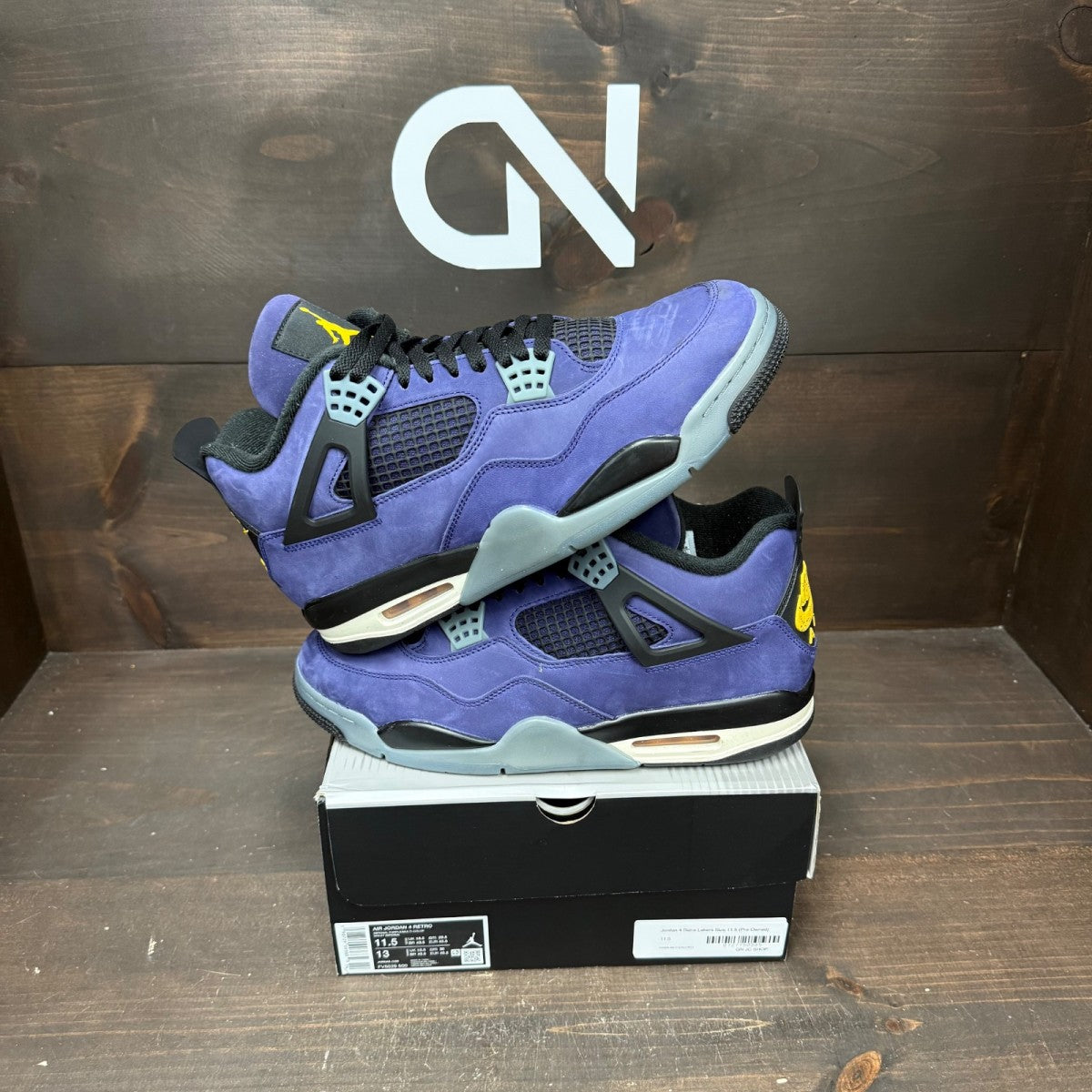Jordan 4 Retro Lakers - Image 1