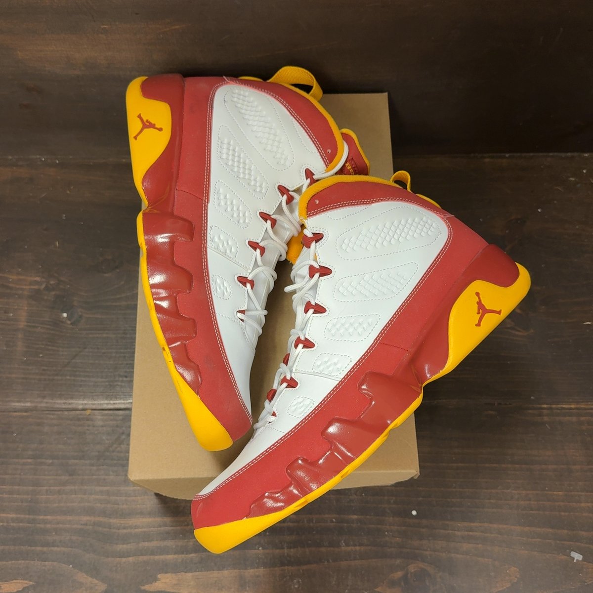Jordan 9 Retro Bentley Ellis (Crawfish) Size 12 (Pre-Owned) - back