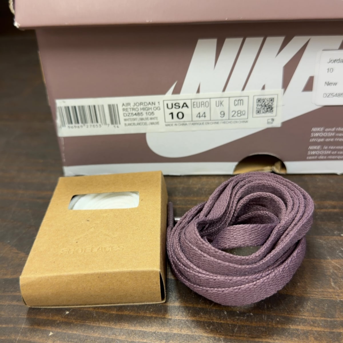 Jordan 1 Retro High OG Mauve Size 10 - Image 8
