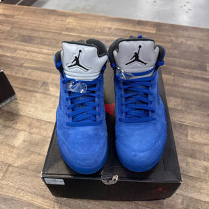 Jordan 5 Retro Blue Suede - Image 2