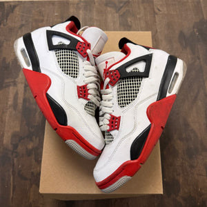 Jordan 4 Retro Fire Red (2020) Size 8 (Pre-Owned) - Image 1