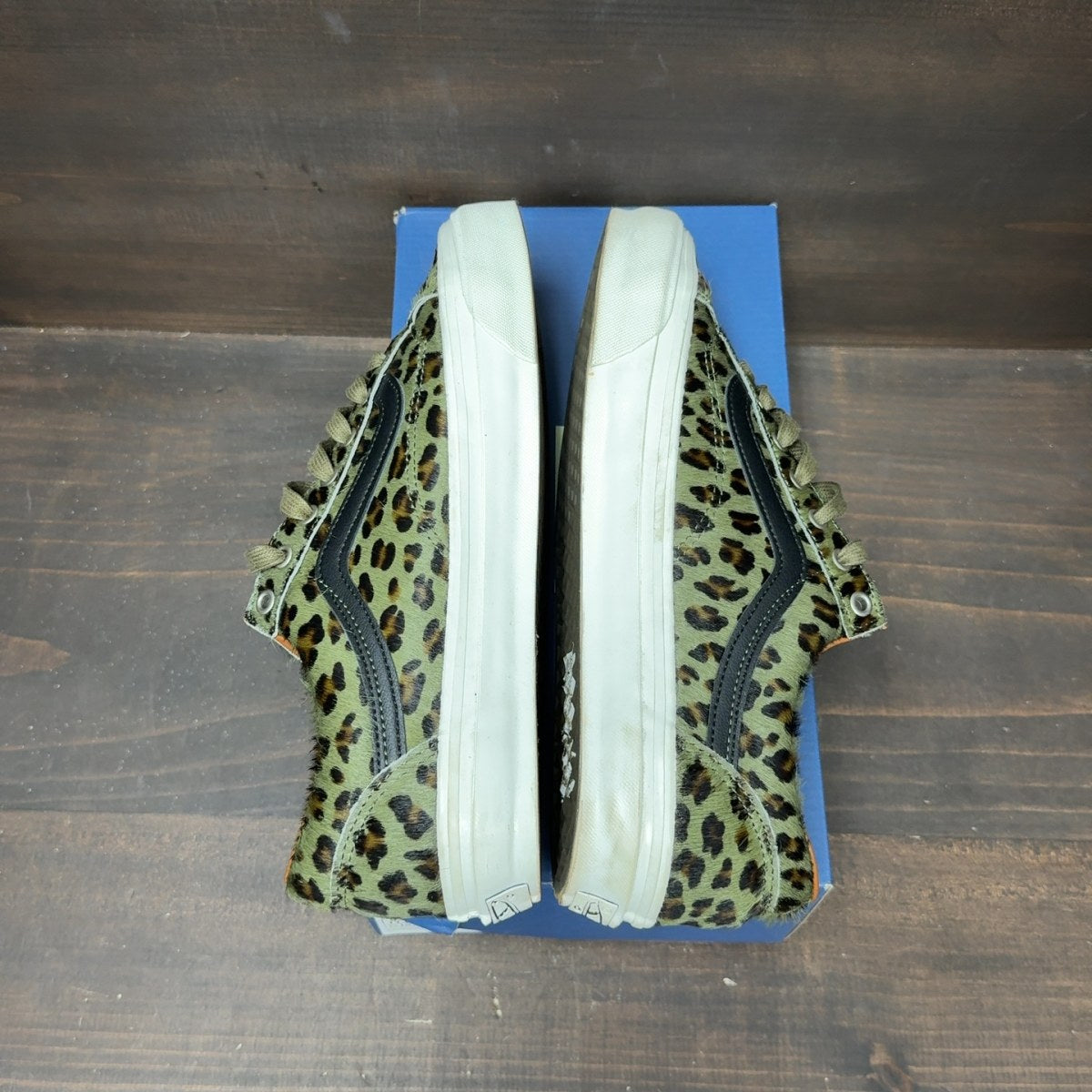 Vans Premium Old Skool 36 Pony Cheetah Olive - Image 6