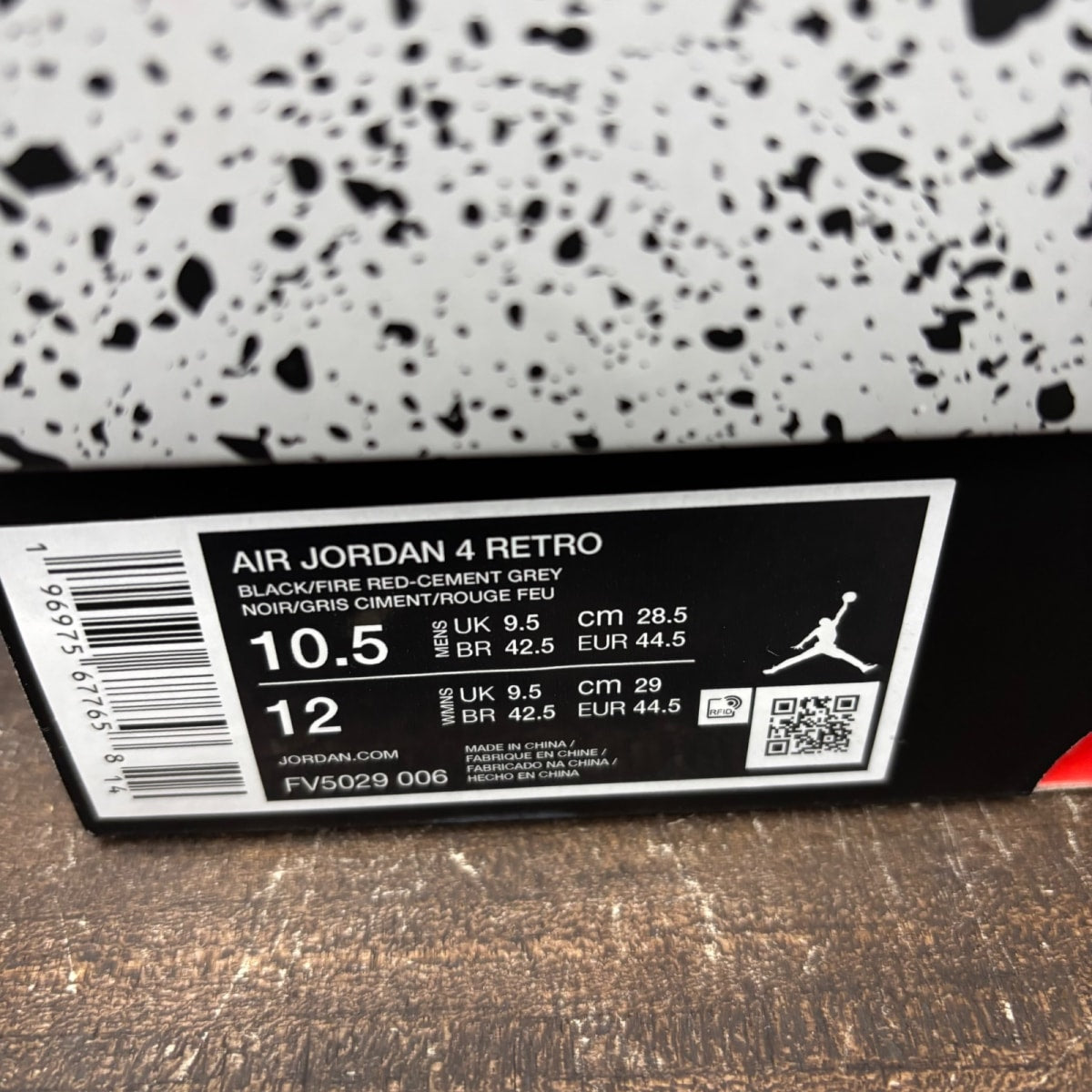 Jordan 4 Retro Bred Reimagined Size 10.5 (Pre-Owned) - Image 7
