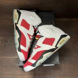 Jordan 6 Retro Carmine (2021) (GS) Size 7Y (Pre-Owned) - Image 2