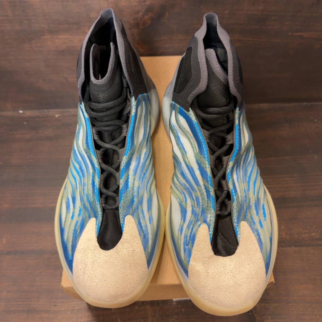 adidas Yeezy QNTM BSKTBL Frozen Blue Size 10.5 (Pre-Owned) - Image 3