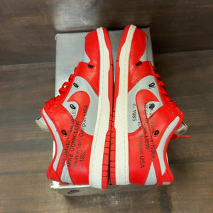 Nike Dunk Low Off-White University Red - Image 6