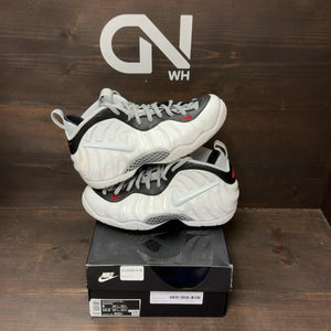 Nike Air Foamposite Pro White Black University Red - Image 1