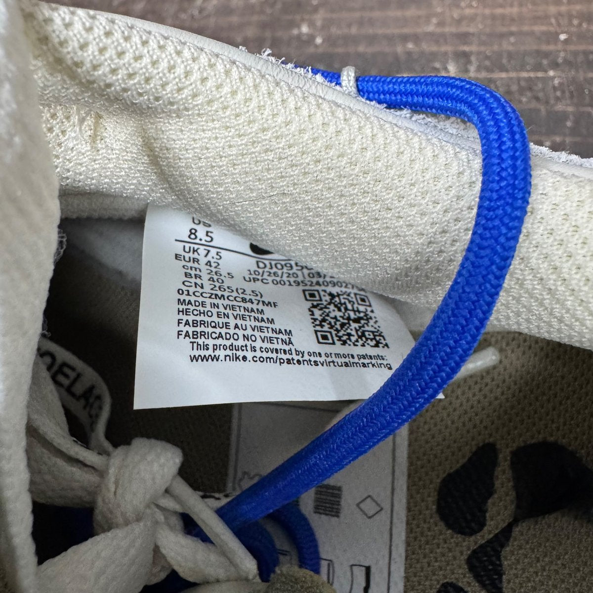 Nike Dunk Low Off-White Lot 32 Size 8.5 (Pre-Owned) - aux