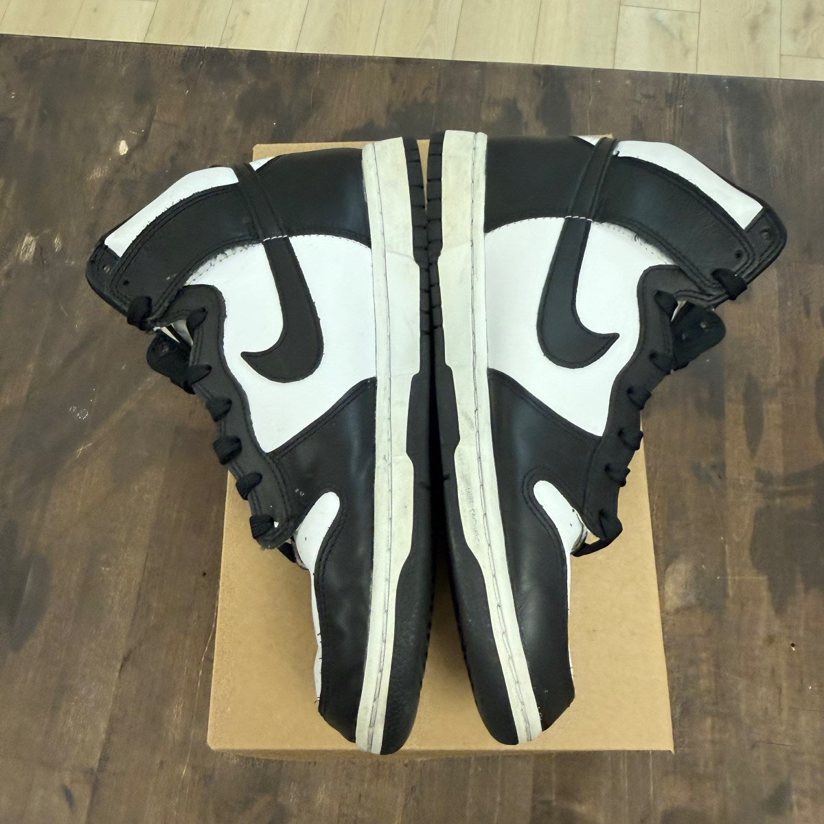 Nike Dunk High Panda Black White (2021/2024) Size 11 (Pre-Owned) - Image 3