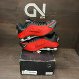 Nike Shox R4 University Red Black Metallic Silver Size 12 (Pre-Owned) - front