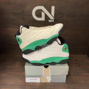 Jordan 13 Retro White Lucky Green Size 12 (Pre-Owned) - Image 1