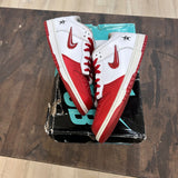 Nike SB Dunk Low Supreme Jewel Swoosh Red - Image 1