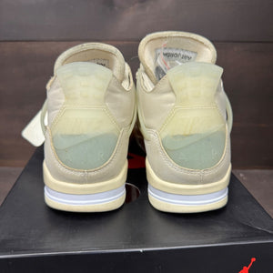 Jordan 4 Retro Off-White Sail (Women's) Size 9.5W (Pre-Owned) - sole