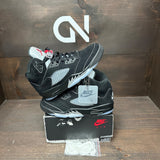 Jordan 5 Retro OG Black Metallic Reimagined Size 8.5 (Pre-Owned) - front