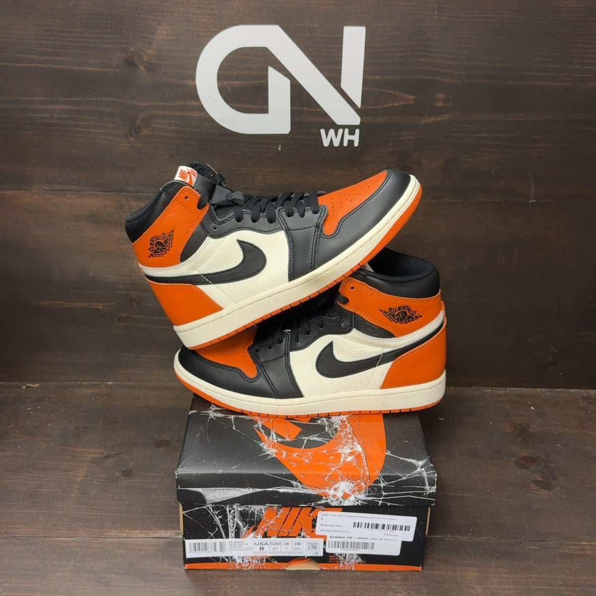 Jordan 1 Retro High OG Shattered Backboard (2025) Size 8 (Pre-Owned) - front