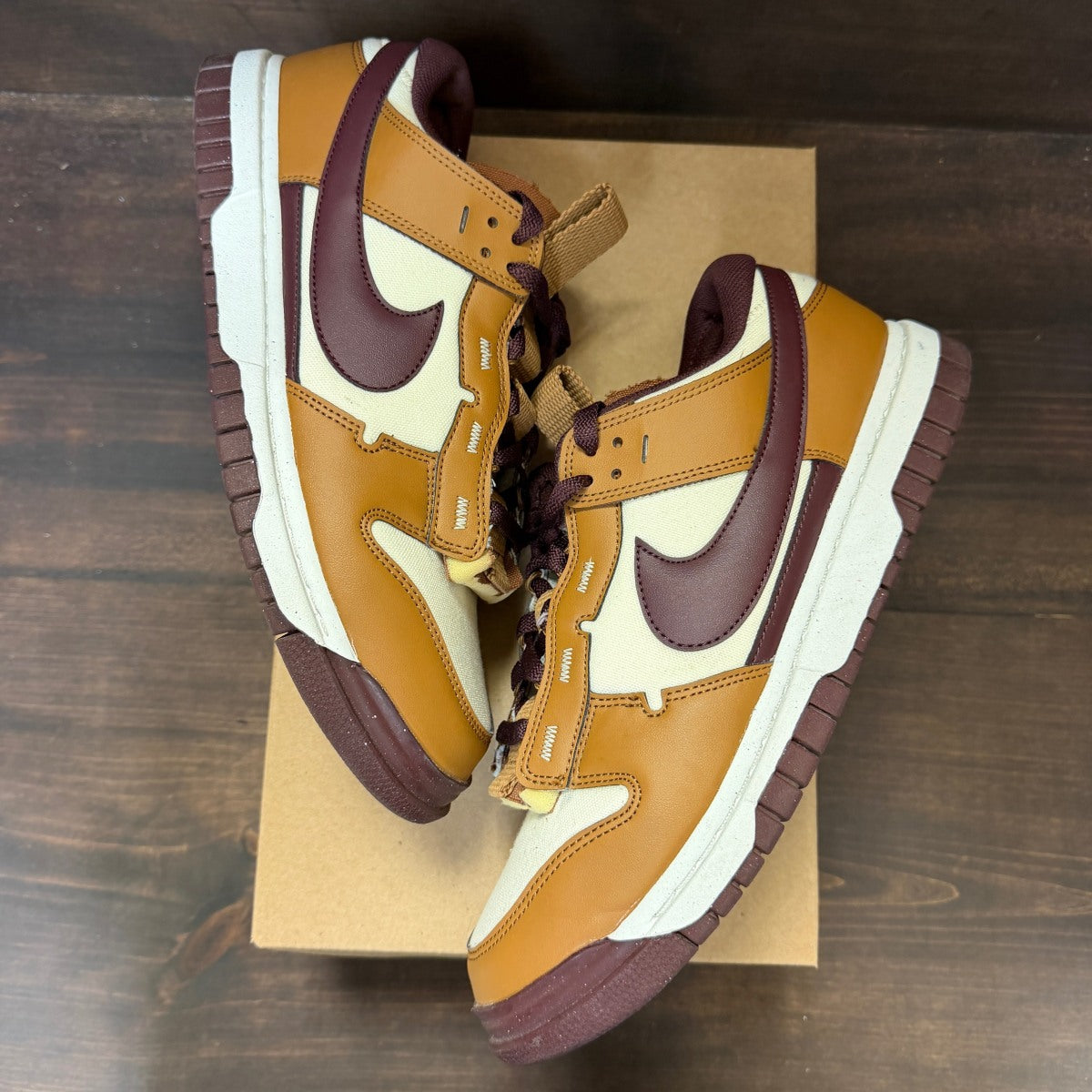 Nike Dunk Low Jumbo Light British Tan Size 11 (Pre-Owned) - Image 2