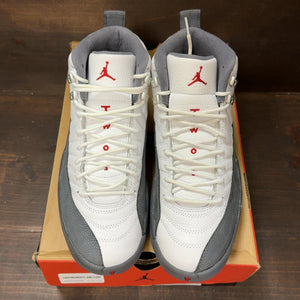 Jordan 12 Retro White Dark Grey Size 9.5 (Pre-Owned) - tag