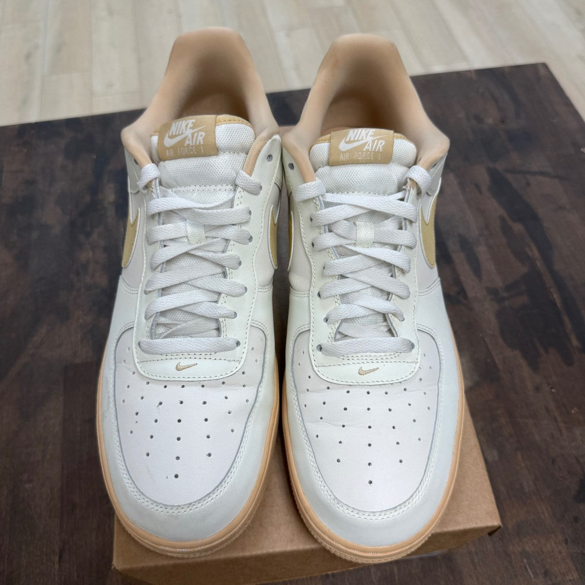 Nike Air Force 1 Low '07 Sail Sesame (Women's) Size 14.5W (Pre-Owned) - Image 2