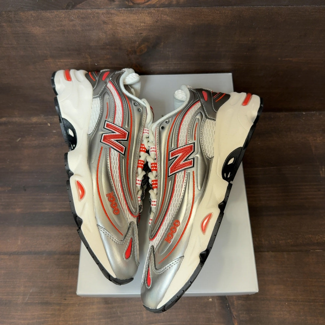 New Balance 1000 thisisneverthat Metallic Silver Red Size 11 (Pre-Owned) - Image 2