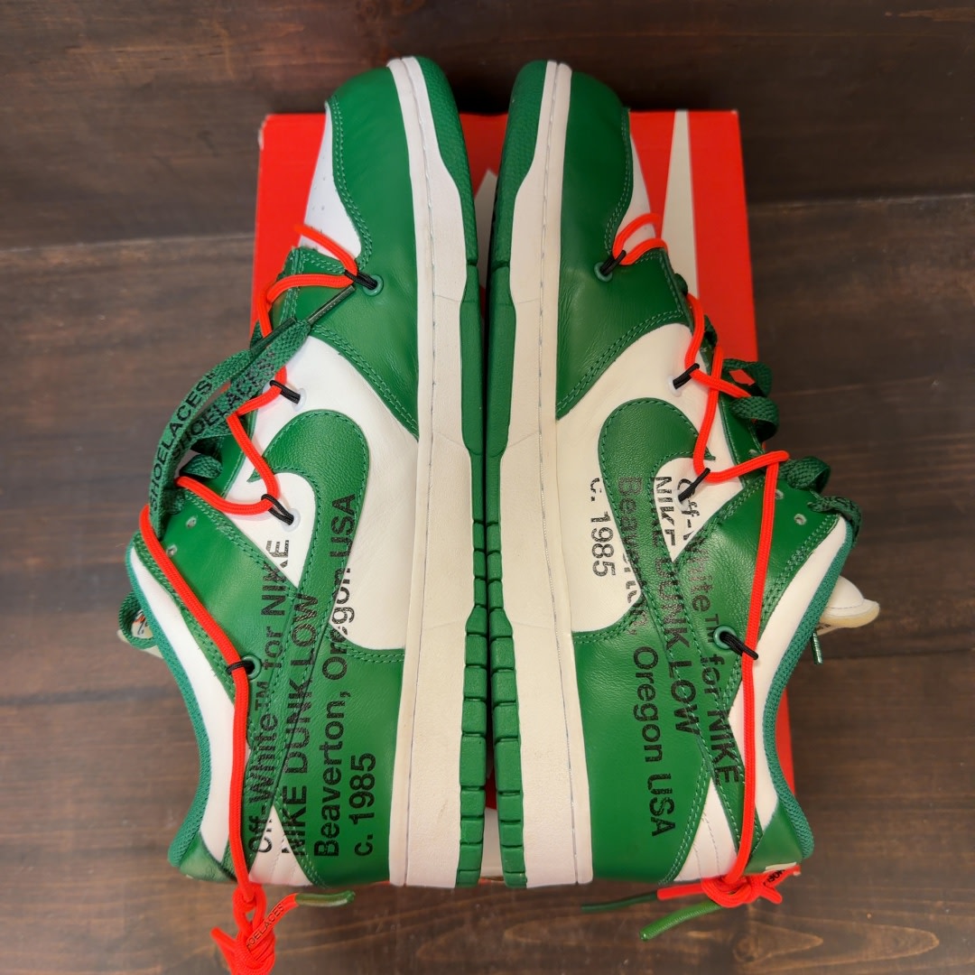 Nike Dunk Low Off-White Pine Green Size 13 (Pre-Owned) - Image 6