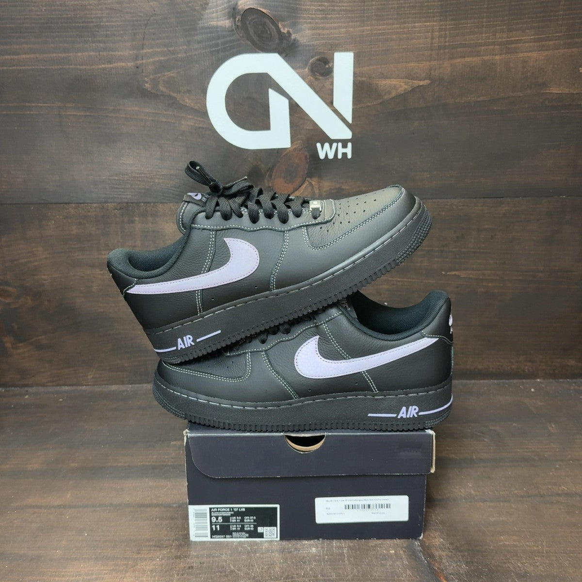 Nike Air Force 1 Low '07 LV8 Hydrangeas Black - Image 1