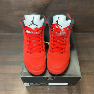 Jordan 5 Retro Red Suede (GS) Size 6.5Y (Pre-Owned) - Image 3