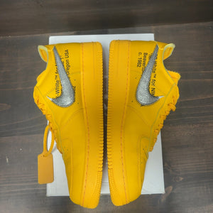 Nike Air Force 1 Low Off-White ICA University Gold - Image 4