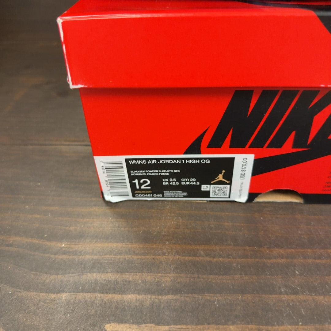 Jordan 1 Retro High NC to Chi (Women's) Size 12W (Pre-Owned)
