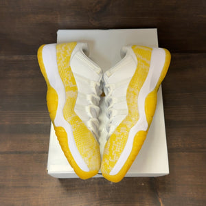 Jordan 11 Retro Low Yellow Snakeskin (Women's) - Image 2