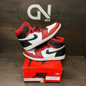 Jordan 1 Retro High Satin Snake Chicago (Women's) - Image 1