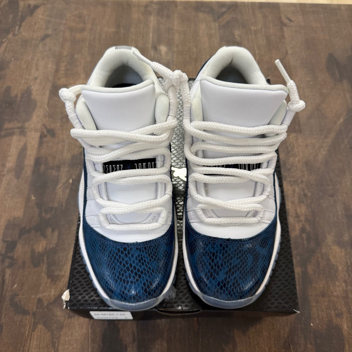 Jordan 11 Retro Low Snake Navy (2019) (GS) - Image 2