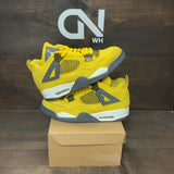 Jordan 4 Retro Lightning (2021) Size 10 (Pre-Owned) - Image 1
